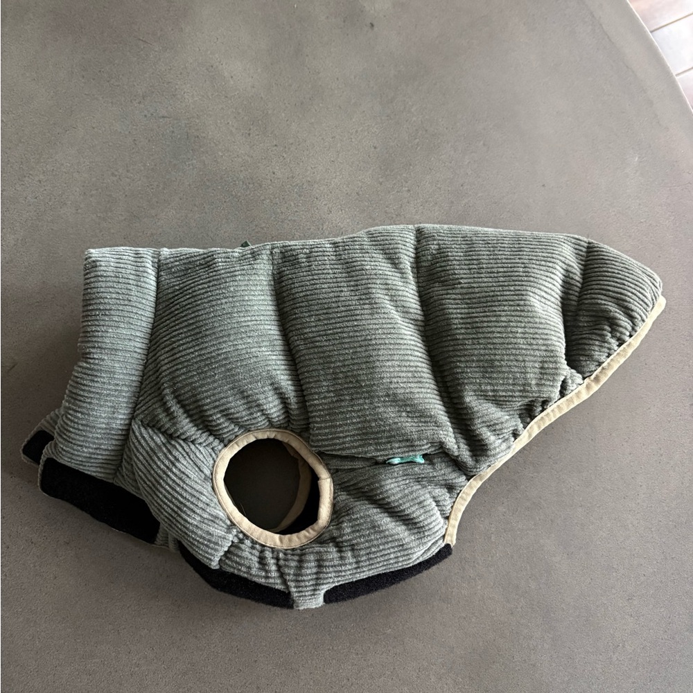 FUZZYARD Green Corduroy Dog Jacket